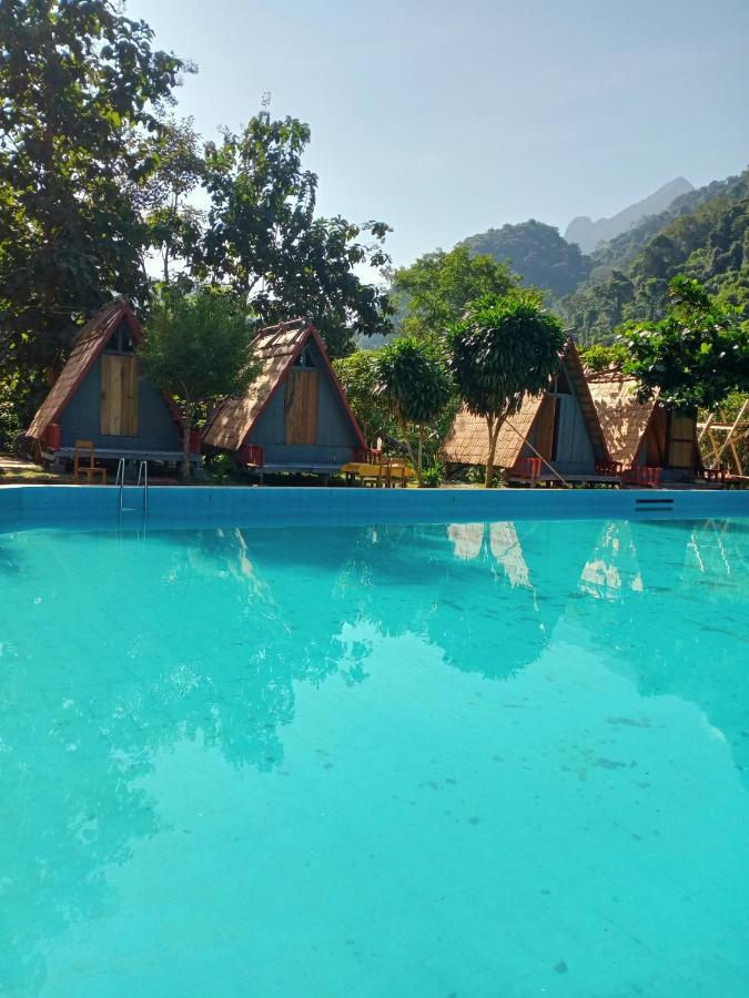 Nongkhiaw Campingsite Swimming Pool Ban Phathok Exterior photo