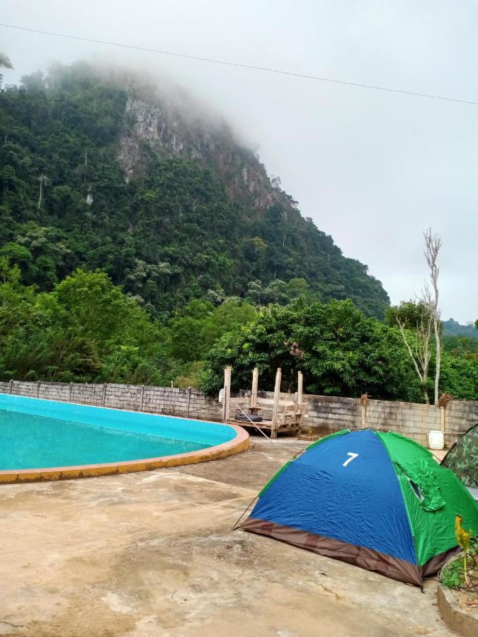 Nongkhiaw Campingsite Swimming Pool Ban Phathok Exterior photo
