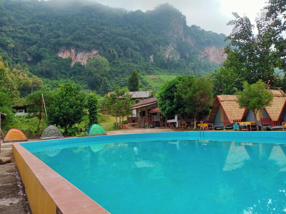 Nongkhiaw Campingsite Swimming Pool Ban Phathok Exterior photo