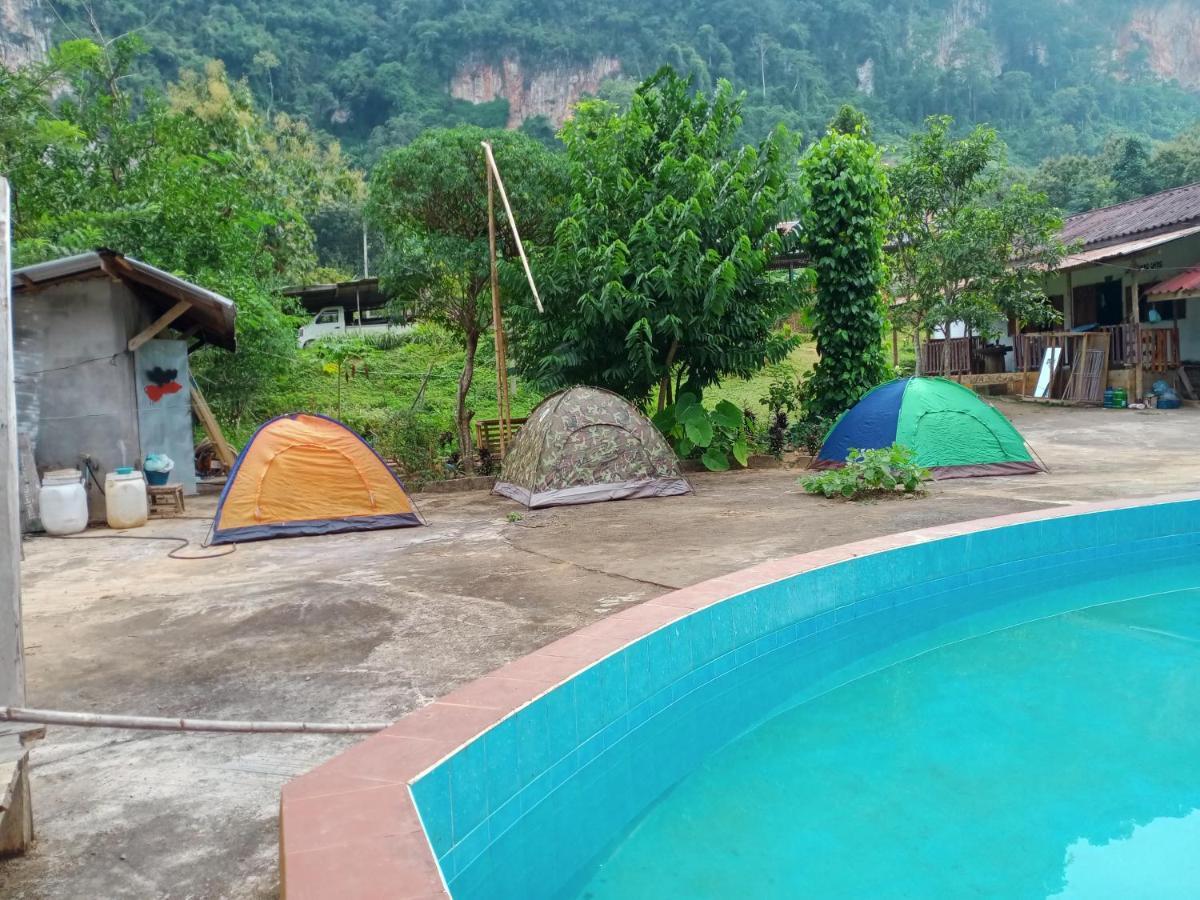 Nongkhiaw Campingsite Swimming Pool Ban Phathok Exterior photo